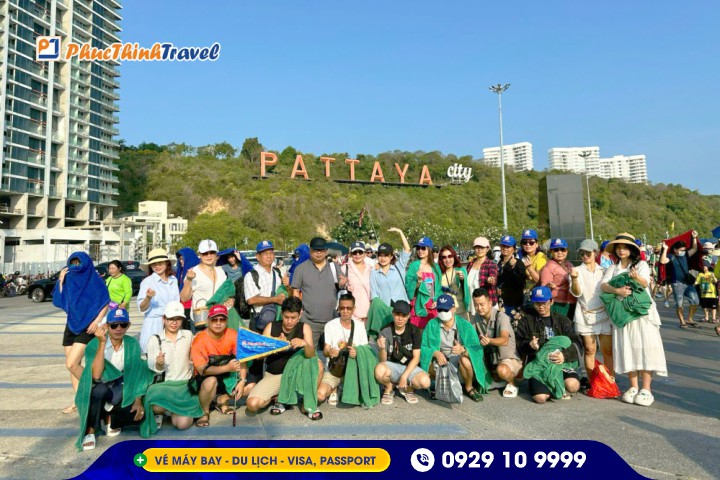 [Bay Vietnam Airlines] Tour Thái Lan - Bangkok - Pattaya - Công viên khủng long Nongnooc - Trải nghiệm cà phê dát vàng - Baiyoke Sky 81 tầng