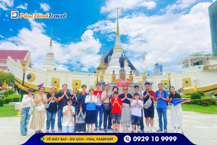 [Bay sáng] Thái Lan - Bangkok - Pattaya - Cà phê dát vàng - Thưởng thức Buffet 81 tầng Baiyoke Sky